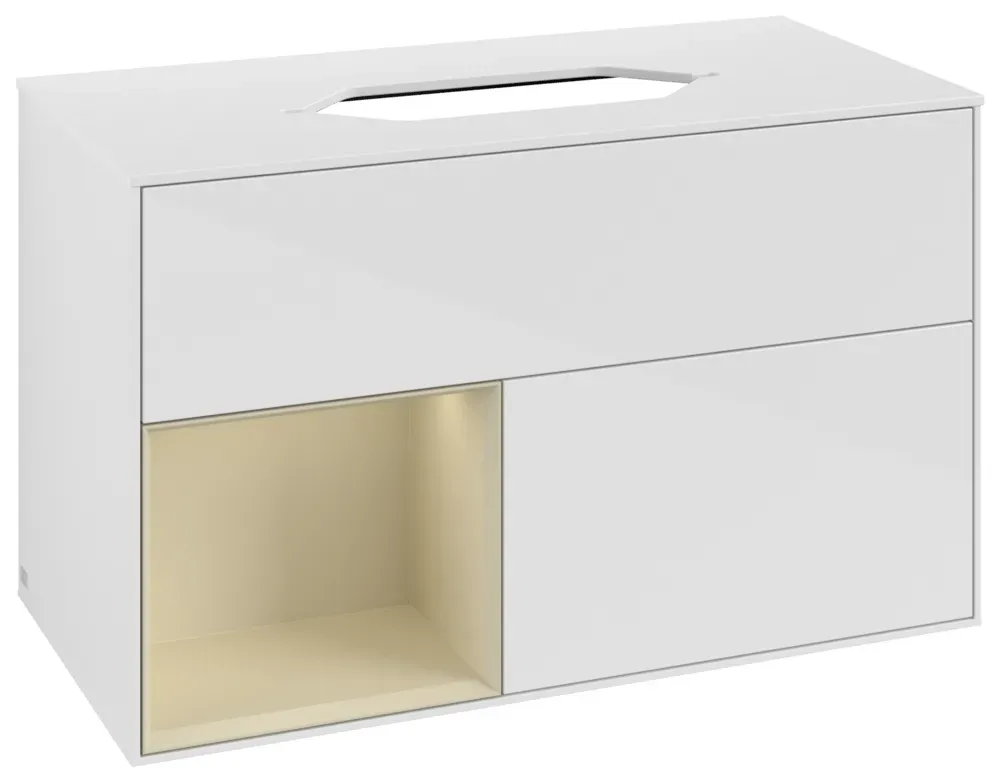 Villeroy & Boch Waschbeckenunterschrank Finion G65 1000x603x501mm m Bel FK/RE/AP: GF/HJ/1 G651HJGF