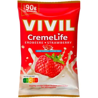 vivil® Creme Life Erdbeere Bonbons 23 St./ 90,0 g