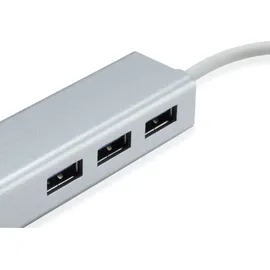 LevelOne Netzwerkadapter USB-Hub 3-Port Wake-on-LAN USB-0503 V3