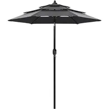 vidaXL Sonnenschirm 200 x 200 cm Anthrazit