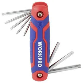 WorkPro TORX Winkelschraubendreher-Set T 9, T 10, T 15, T 20, T 25, T 27, T 30, T 40