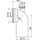 alcadrain A90-90P40 WC Anschlussbogen 90°