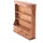 DESIGN DELIGHTS Wandregal, Nelia | Mahagoni Holz, 62x67x15 cm, Wohnzimmer, Regale, Wandregale