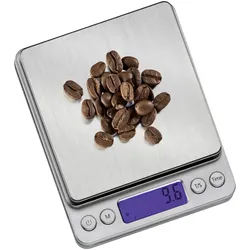 ZASSENHAUS präzise Digitalwaage Kaffeewaage BARISTA Edelstahl