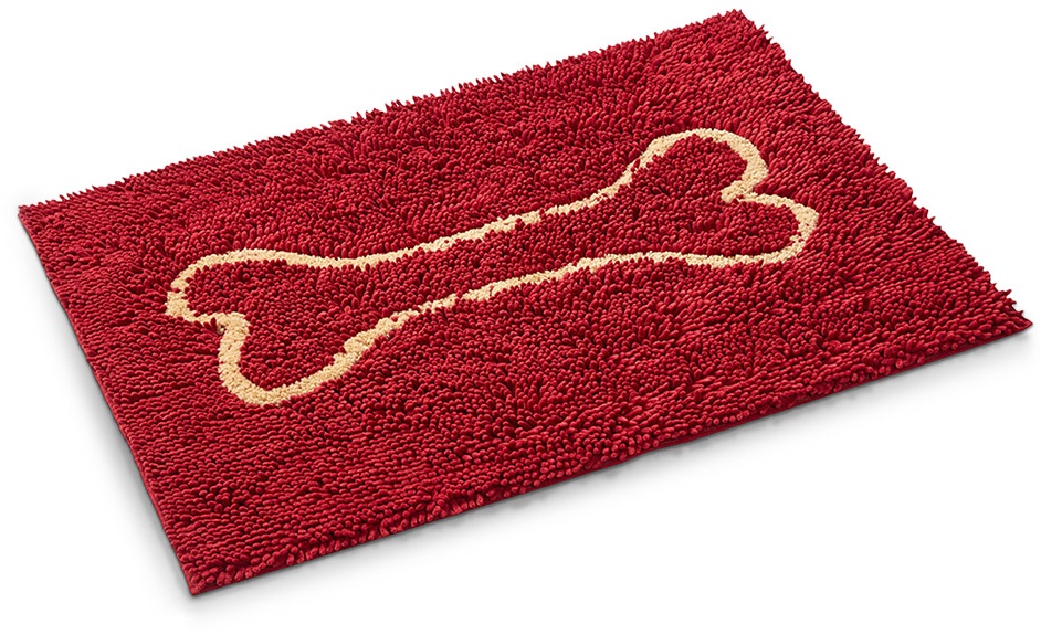 Wolters | Dirty Dog Doormat Large rot | L 58 x B 40 cm