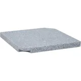 Siena Garden Bodenplatte Ennio Granit 47,5 x 4,1 x 47,5 cm Grau