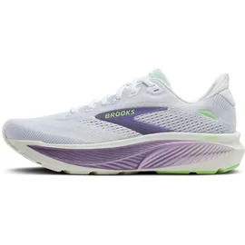 Brooks Ghost 18 Damen Weiß/Purple Hebe/Green 39