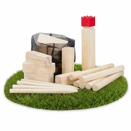 Relaxdays Kubb Wikingerspieln aus Kieferholz