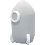 Reer lumilu Sweet Dreams Rocket, süßes Raketen-Nachtlicht, tolles Taufgeschenk, Geburtstags-Geschenk für Jungen und Mädchen 52271 grau