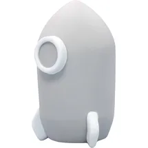 Reer lumilu Sweet Dreams Rocket, süßes Raketen-Nachtlicht, tolles Taufgeschenk, Geburtstags-Geschenk für Jungen und Mädchen 52271 grau