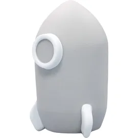 Reer lumilu Sweet Dreams Rocket, süßes Raketen-Nachtlicht, tolles Taufgeschenk, Geburtstags-Geschenk für Jungen und Mädchen 52271 grau