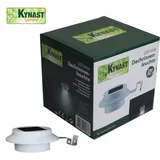 expo-bˆrse gmbh Dachrinnenleuchte 2 er Set LED Solar Weiss