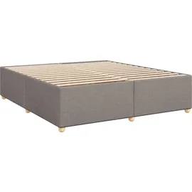 vidaXL Boxspringbett 180 x 200 cm Taupe
