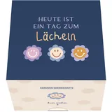Grafik-Werkstatt Message In A Box - 30 Abreißkärtchen Zum Lächeln - Geschenkidee