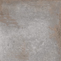 Terrassenplatte Rust Feinsteinzeug Grau 60 cm x 60 cm