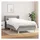 vidaXL Boxspringbett 100 x 200 cm Hellgrau