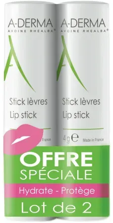 A-Derma Lippenpflegestift Duopack 2x4g