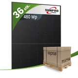 Sunpro 480Wp SPDG-BC108RL10 Bifazial Fullblack (Palette)