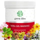 Green idea - MUSKELSCHMERZEN Salbe Gel Wärmend- Alpenkräuter Balsam Extra Stark – mit Latschenkiefer - sowie Arthrose u. Rheuma - Gelenk Salbe - Franzbranntwein Gel - 250 ml