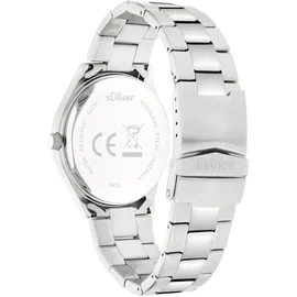 s.Oliver Modern & Zeitlos Quarz Edelstahl 43 mm SO-4433-MQ