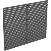 SKANHOLZ Carport-Seitenwand Rhombus 230 x 160 cm grau