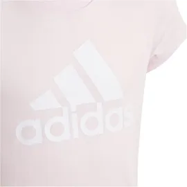adidas T-Shirt - rosa mit weissem Logo, 170cm 14-15A