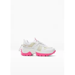 bonprix Chunky Sneaker, pink, 37, Vegan