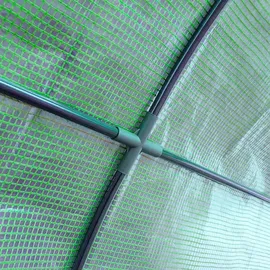 Outsunny Foliengewächshaus mit 4 Regalen B/H/L: ca. 100x213x200 cm
