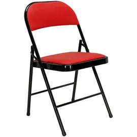 MID.YOU Klappstuhl Metall Rot