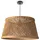 Paco Home Bambus Hängeleuchte 1-flg. Ø42 cm vintage beige
