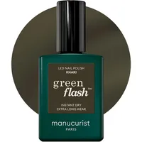 Manucurist Green Flash Gel-Nagellack Khaki 15 ml