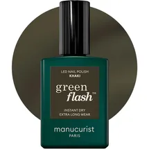 Manucurist Green Flash Gel-Nagellack Khaki 15 ml