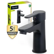 SANITOP-WINGENROTH Cori Waschtischarmatur Schwarz