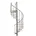 Minka Spindeltreppe Venezia Smart 38 305,5 cm Edelstahl/Holz/PVC/Stahl
