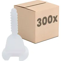 Dalsys Fliesen Nivelliersystem 3mm 300 Laschen, Verlegehilfe Set, Fliesenleger