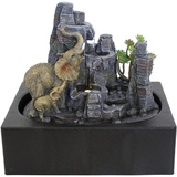 KIOM Zimmerbrunnen Tischbrunnen FoElefante Led 28,8 x 26 x 20,5 cm 11116