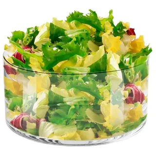 Krosno Glass Salatschüssel,, Transparent, Glas, 5.4 L, Hergestellt in Europa, leicht zu reinigen, Essen & Trinken, Geschirr, Schalen & Schüsseln, Sonstige Schüsseln