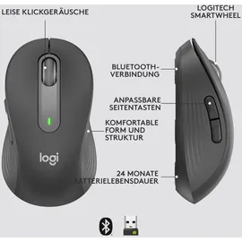 Logitech Signature M650 Gr. L rechts Grafit