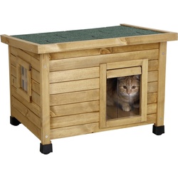 Kerbl Katzenhaus Rustica (Hund, Katze), Hundebett + Katzenbett