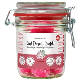 Puremetics 3in1 Dusch-Konfekt Erdbeere 200 g