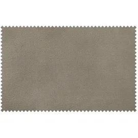 Wohnwert Trapezsofa Mikrofaser 3-Sitzer Grau