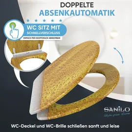 Sanilo WC-Sitz Bier orange