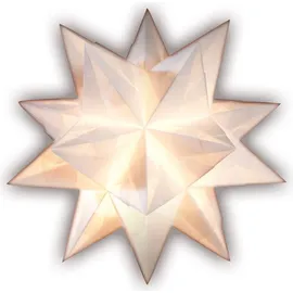 Folia Faltblätter Bascetta-Stern weiß