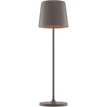 Brilliant LED Tischleuchte "Kaami - mobile LED Außen Tischlampe", braun (kaffee), Ø 10cm H: 37cm, 1 Stk., Leuchten, mobile LED Außen Tischlampe, 37 cm, 310 lm, Touchdimmer, USB, LED Tischleuchte