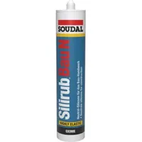 SOUDAL SILIRUB Bau N 600ml Beutel, schwarz