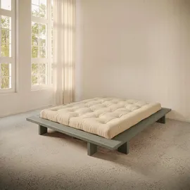 Karup Futonbett KARUP DESIGN "Bettgestell JAPAN BED Futonbett aus FSC-zertifiziertem Massivholz", sage grün, B:188cm H:20cm L:228cm, Betten, Futonbett, zeitlos, bequem & in mehreren Farben und Größen erhältlich