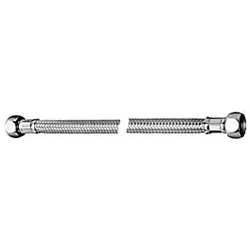 Schell Clean-Fix S Flexibler Schlauch 102160699 500 mm, 2x Überwurfmutter G 3/8 IG, verchromt