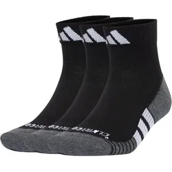 3er Pack adidas Performance Climacool Cushioned Quarter Socken JC6446 - black/white 46-48