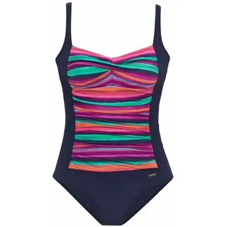 LASCANA Badeanzug Damen bunt-gestreift Gr.44 Cup B