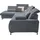 Set One by Musterring Ecksofa "SO 3400 Sitzhöhe 47cm oder 49cm, Sitztiefe verstellbar, B/T 317/220 cm", blau (famosa navy), B:317cm H:84cm T:220cm, 100% Polyester, SET ONE BY MUSTERRING, Sofas, Ecksofa, Kaltschaumpolsterung, Flachgewebe, whlw. mit Funktionen, Sitzhöhe 47